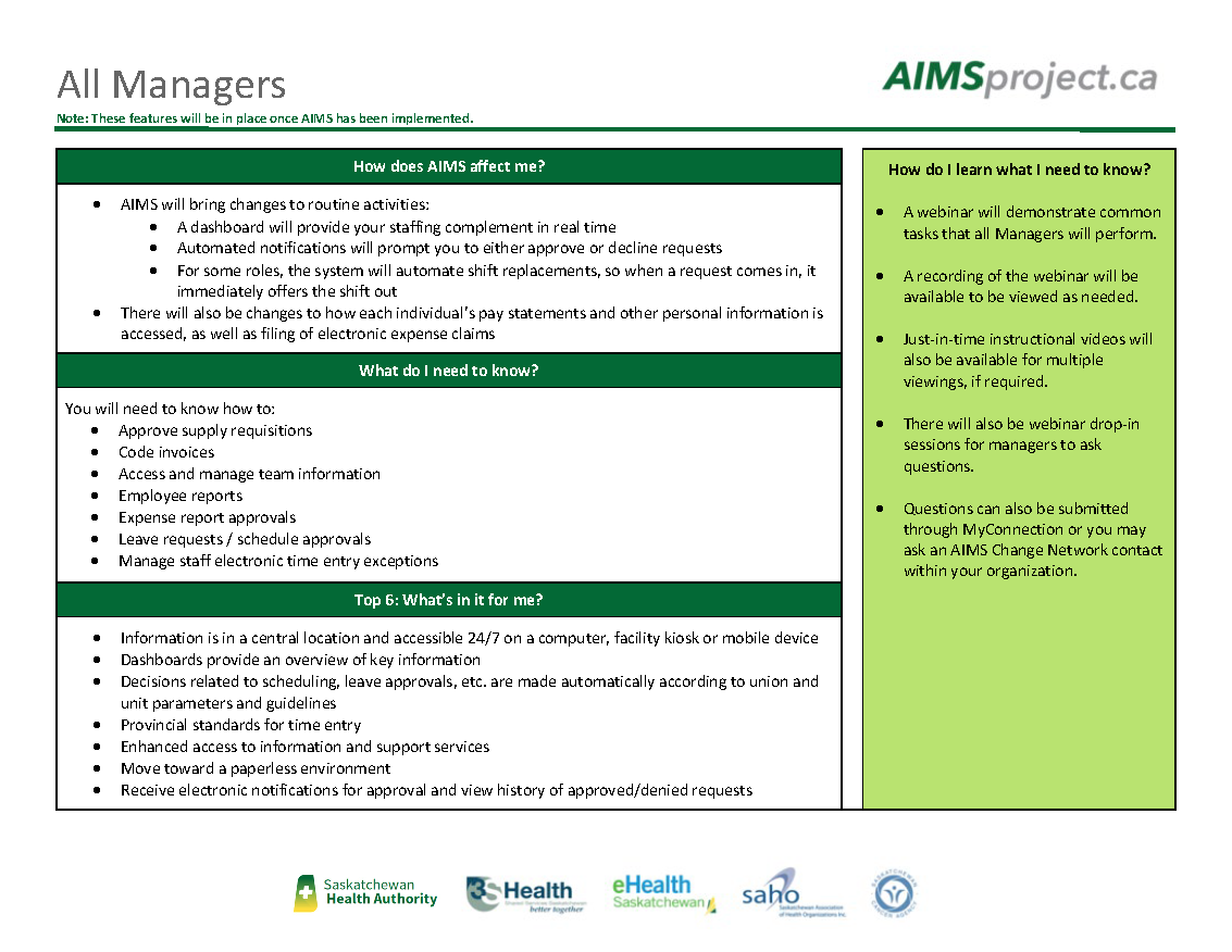 AIMS Learning - All Managers